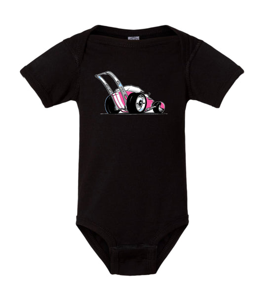 Pink JJ drag stroller